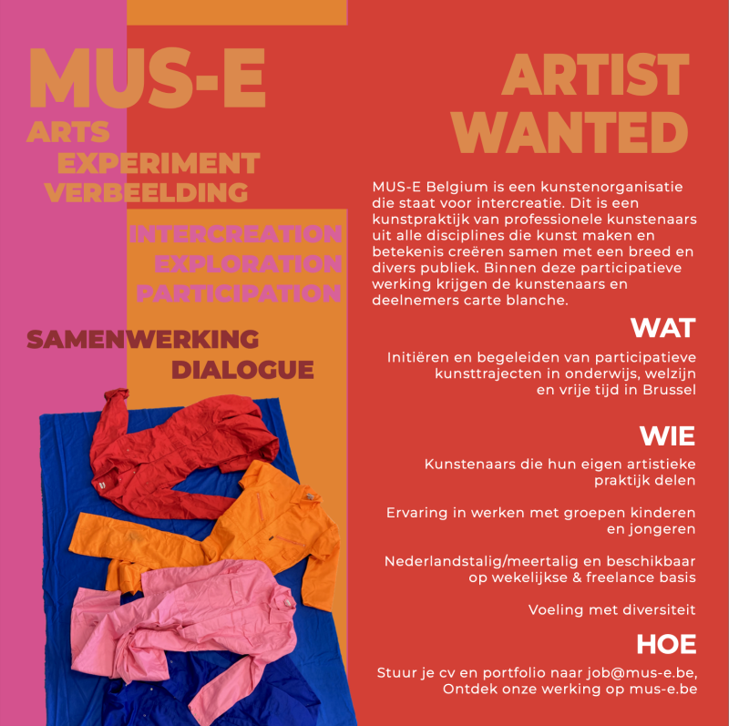 Flyer: artist wanted