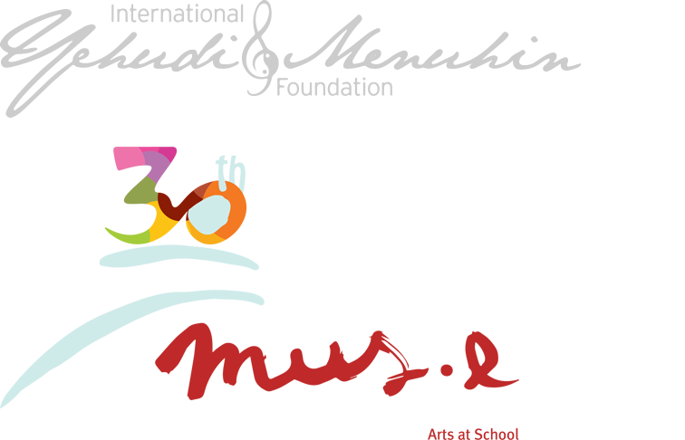 30 years of MUS-E and Menuhin foundation logos